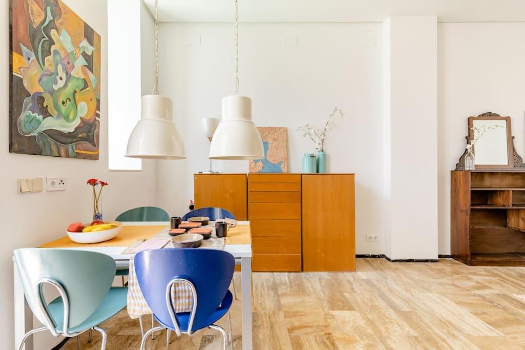Ferienwohnung Cozy Loft Patio+Pool +Wifi Valencia Exterior foto